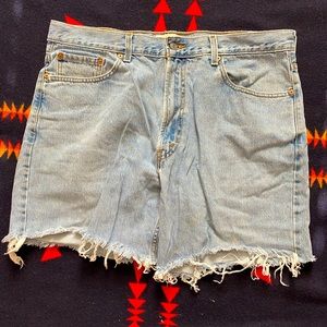 Hand-cut Jean shorts